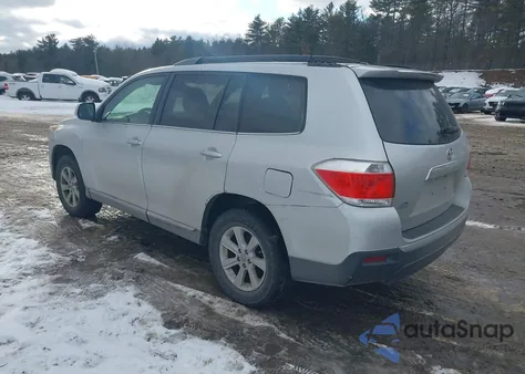 2012 Toyota Highlander Base V6 from USA, damaged, VIN 5TDBK3EH8CS151446